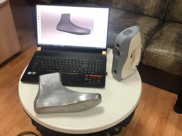 3D-модель формы для обувного производства